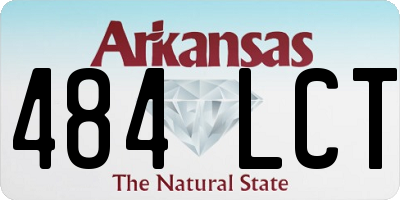 AR license plate 484LCT