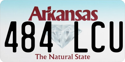 AR license plate 484LCU