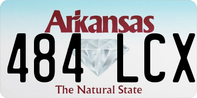 AR license plate 484LCX