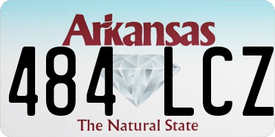 AR license plate 484LCZ