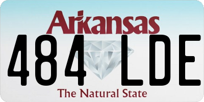 AR license plate 484LDE