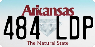 AR license plate 484LDP
