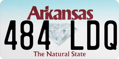 AR license plate 484LDQ