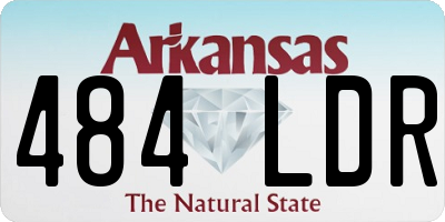AR license plate 484LDR