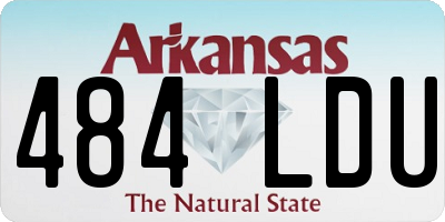 AR license plate 484LDU
