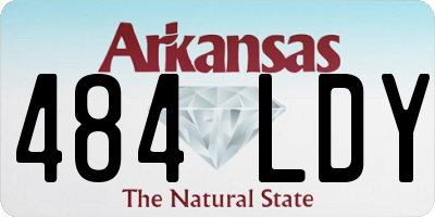 AR license plate 484LDY