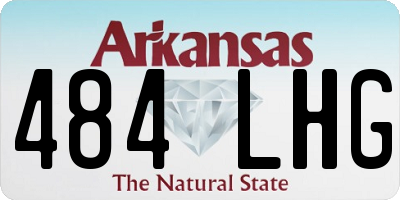 AR license plate 484LHG