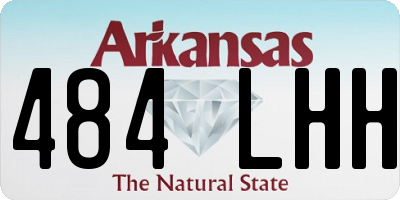 AR license plate 484LHH