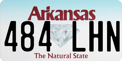 AR license plate 484LHN