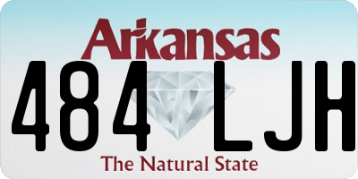 AR license plate 484LJH