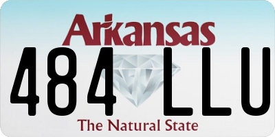 AR license plate 484LLU