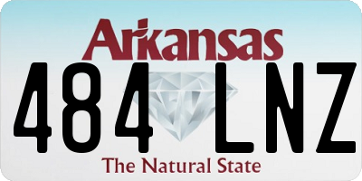 AR license plate 484LNZ