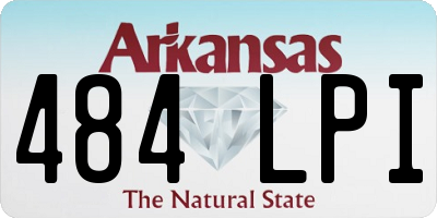 AR license plate 484LPI