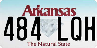AR license plate 484LQH
