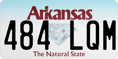 AR license plate 484LQM