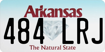 AR license plate 484LRJ