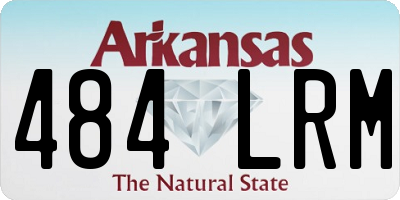 AR license plate 484LRM