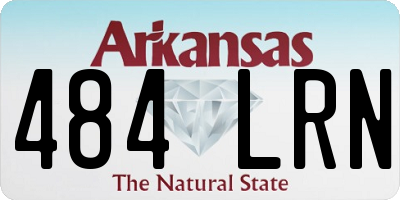 AR license plate 484LRN
