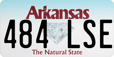 AR license plate 484LSE