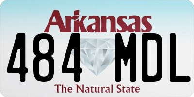 AR license plate 484MDL