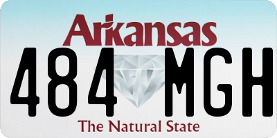 AR license plate 484MGH
