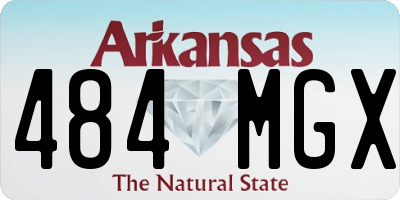 AR license plate 484MGX