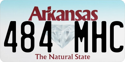 AR license plate 484MHC