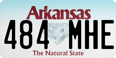 AR license plate 484MHE