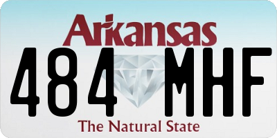 AR license plate 484MHF