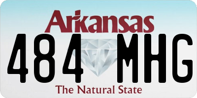 AR license plate 484MHG