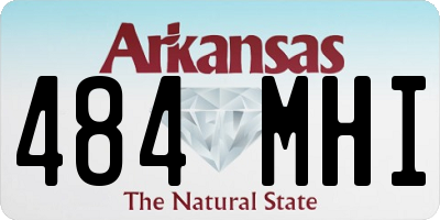 AR license plate 484MHI
