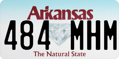 AR license plate 484MHM