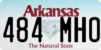 AR license plate 484MHO