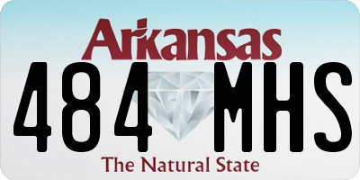 AR license plate 484MHS
