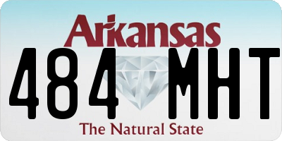AR license plate 484MHT
