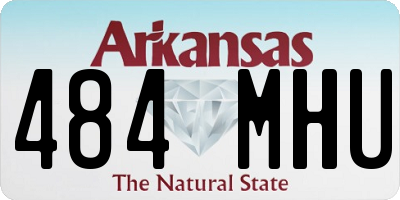 AR license plate 484MHU