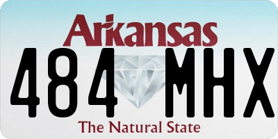 AR license plate 484MHX