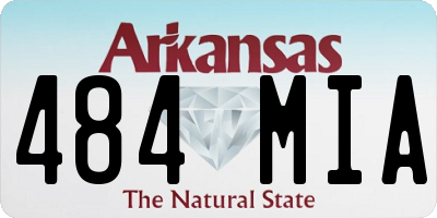 AR license plate 484MIA