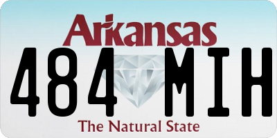AR license plate 484MIH