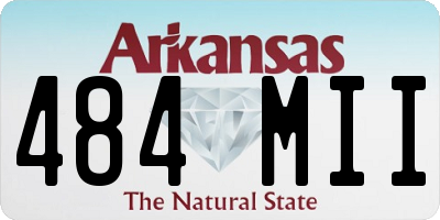 AR license plate 484MII