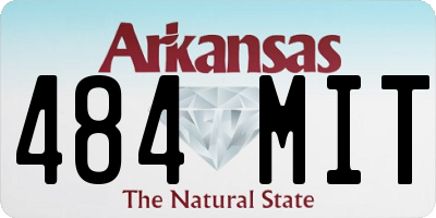 AR license plate 484MIT