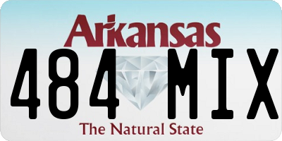 AR license plate 484MIX