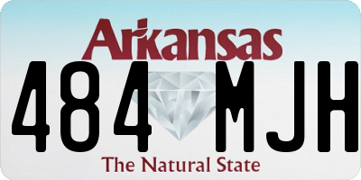 AR license plate 484MJH