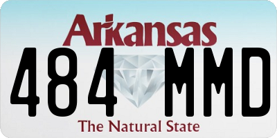 AR license plate 484MMD