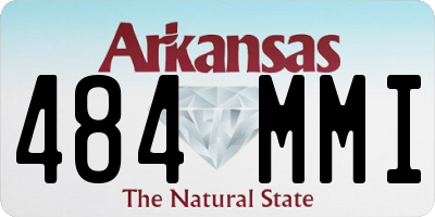 AR license plate 484MMI