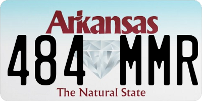 AR license plate 484MMR