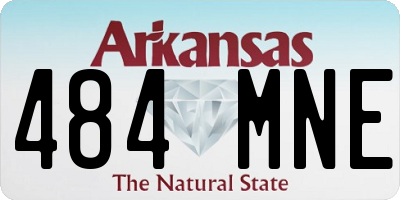 AR license plate 484MNE