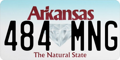 AR license plate 484MNG