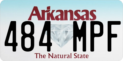 AR license plate 484MPF