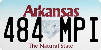 AR license plate 484MPI